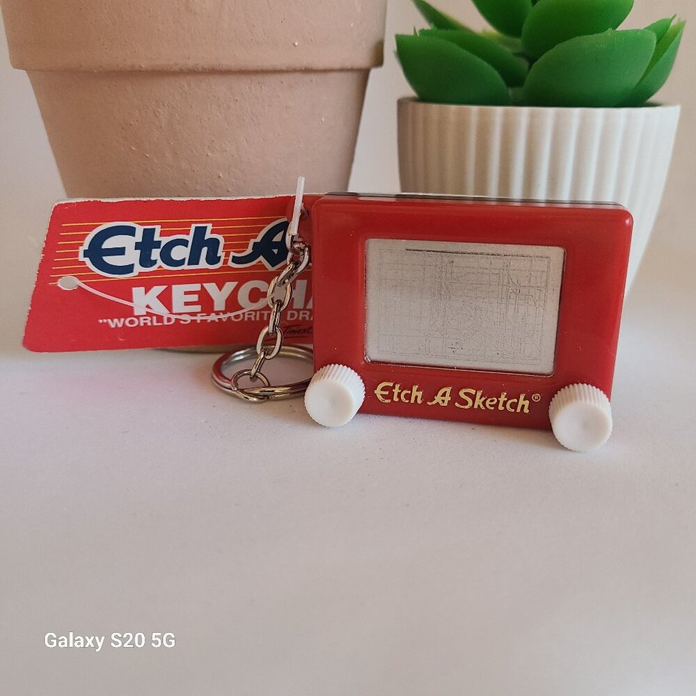 Source Unknown Miniature Etch A Sketch Keychain Multi-Color NEW Colle‎